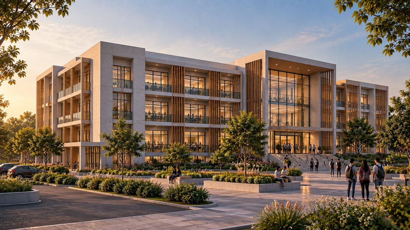 Academic learning spaces at the proposed school